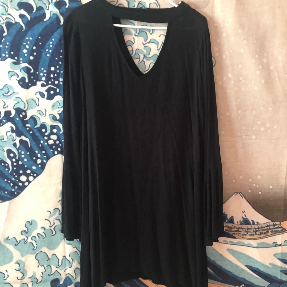 Witchy Swing Dress with Bell Sleeves